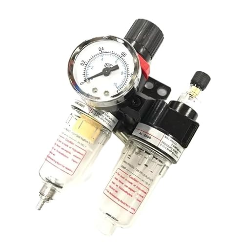 AFC2000 Öl-Wasser-Abscheider Regler Falle Filter Airbrush Luft Kompressor Druckregler Reduzierung Ventil AFR2000 + AL2000 G1/4"(AFC2000) von JJCFGRDM