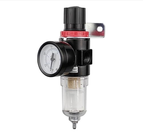 AFR2000 1/4'' Luftfilterregler Feuchtigkeitsfalle Manometer Kompressor mit Montage(AFR2000 12MM fitting) von JJCFGRDM