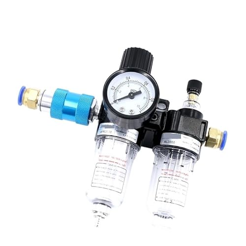 Luftkompressor Öl-Wasser-Abscheider Luftpumpe Luftfilter pneumatisch zweiteilig AFR2000 Druckminderventil(No connector,AFC2000) von JJCFGRDM