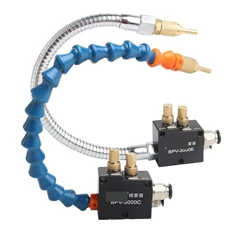 Pneumatische Drehmaschine Bearbeitung Kühlung Sprayer Fräsmaschine Schneidflüssigkeit Universal Graviermaschine Sprayer Wasserleitung Ölpumpe(3C no magnetic base) von JJCFGRDM