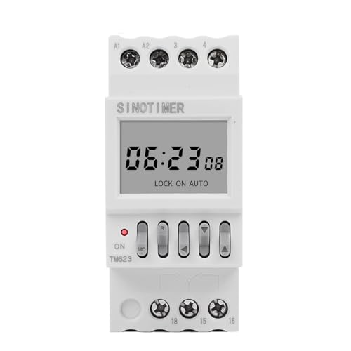 Programmierbare 230-V-Zeitschaltuhr mit Latitude-Display, täglicher Straßenlaternensteuerung Programmierbare 230-V-Zeitschaltuhr mit Latitude-Display, täglicher Straßenlaternensteuerung von JJCFGRDM