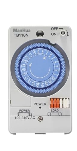 TB118N 100-240VAC 50-60Hz Din-schiene Mechanische Timer Schalter Wasserdicht Mit Transparent Kunststoff Schutzhülle Batterie TB118N 100-240VAC 50-60Hz Din-schiene Mechanische Timer Schalter Wasserdicht Mit Transparent Kunststoff Schutzhülle Batterie von JJCFGRDM