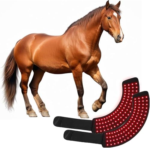 JJENXYYDS Infrarot-Therapiewickel zur Pferdepflege, LED-Rotlichttherapiegerät für Pferdehufe, beschleunigt die Wundheilung, lindert Gelenkschmerzen bei Wunden und Schnitten bei Pferden,Left+Right JJENXYYDS Infrarot-Therapiewickel zur Pferdepflege, LED-Rotlichttherapiegerät für Pferdehufe, beschleunigt die Wundheilung, lindert Gelenkschmerzen bei Wunden und Schnitten bei Pferden,Left+Right von JJENXYYDS