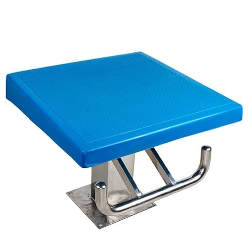 JJENXYYDS Standard-Pool-sprungbrett,Edelstahl Pool Sprungturm,mit Edelstahlbasis, Pool-One-Step-Tauch-Startblock für den Wettkampf,Für Schwimmbad Und Wettkampf,A von JJENXYYDS