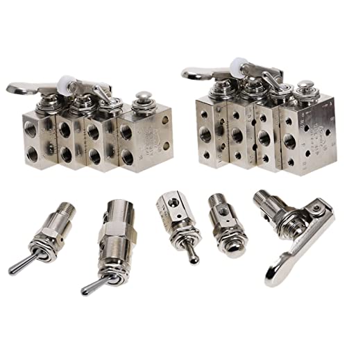 JJHQOKYNA 1 Stück Luftpneumatisches mechanisches Ventil TAC2-31V 3P 3S 4V 4P Pneumatisches Knopfschalterventil(Tac-41v) von JJHQOKYNA
