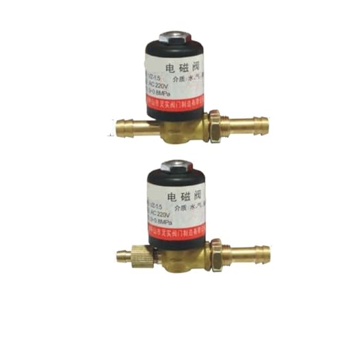 VZCT-1,5 Messing 2-Wege-Argon-Lichtbogenschweißmaschinen-Magnetventil 0-0,6 MPa Luft-Wasser-Öl-Ventil DC24V AC24V 36V 220V(DC24V,With buckle) von JJHQOKYNA