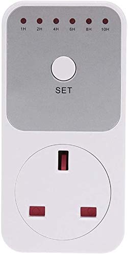 JJJ Smart Control Countdown Timer Switch Plug-In Sockel Auto Shut Outlet UK-Stecker von JJJ