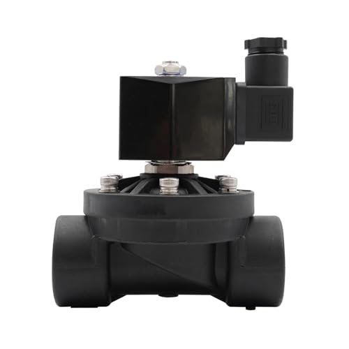 1 Stück normalerweise geschlossenes oder offenes Kunststoff-Magnetventil, DN15 DN20 DN25 DN32 DN40 DN50 Wasserventile, AC 110 V 220 V DC12 V 24 V(1/2",G_AC 110V_ES NORMALLY CLOSED) von JJKKOZVQF