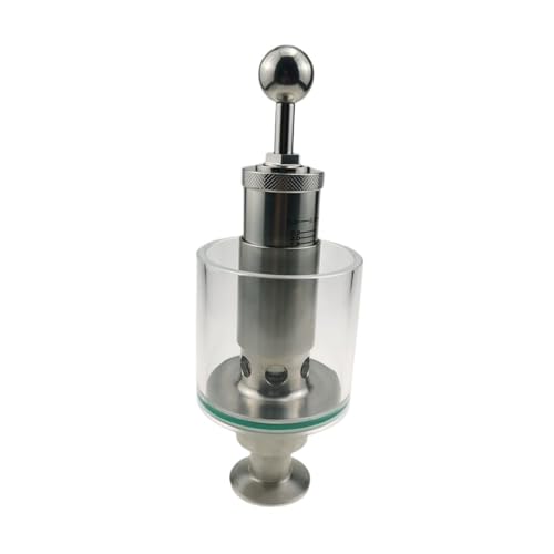 JJKKOZVQF 1,5 ''Tri Clamp Spunding Ventil Druck Relief Ventil Fermenter Air Release Spunding Druck Gerät for Bier Homebrew JJKKOZVQF 1,5 ''Tri Clamp Spunding Ventil Druck Relief Ventil Fermenter Air Release Spunding Druck Gerät for Bier Homebrew von JJKKOZVQF
