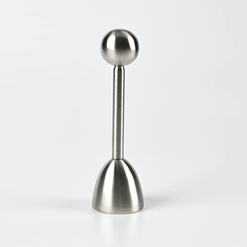 New Egg Shell Topper jjmg Edelstahl Cracker Ostern Premium Küche Werkzeug zum Entfernen Raw, Soft oder Hart oder Ei Muscheln, separate Schnitt die Top der Schale glatte runde Öffnung + 2 Holz-Cups von JJMG
