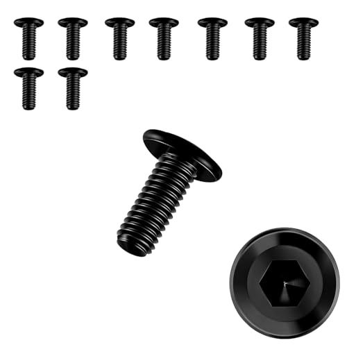 10 Stück Schrauben M4 × 12,Flachkopfschrauben m4 Innensechskant,m4 Schrauben,Schrauben Schwarz,Edelstahl A2 V2A,Vollgewinde 10 Stück Schrauben M4 × 12,Flachkopfschrauben m4 Innensechskant,m4 Schrauben,Schrauben Schwarz,Edelstahl A2 V2A,Vollgewinde von JJPJL