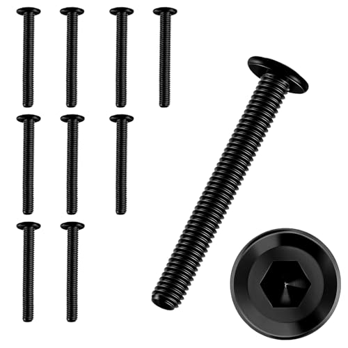 10 Stück Schrauben M4 × 35,Flachkopfschrauben m4 Innensechskant,m4 Schrauben,Schrauben Schwarz,Edelstahl A2 V2A,Vollgewinde 10 Stück Schrauben M4 × 35,Flachkopfschrauben m4 Innensechskant,m4 Schrauben,Schrauben Schwarz,Edelstahl A2 V2A,Vollgewinde von JJPJL