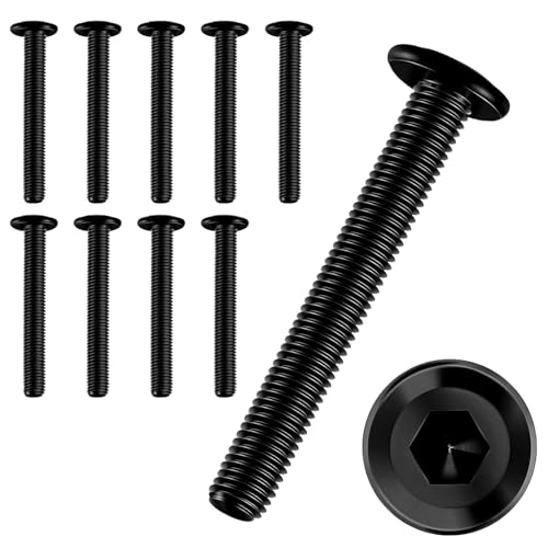 10 Stück Schrauben M5 × 40,Flachkopfschrauben m5 Innensechskant,m5 Schrauben,Schrauben Schwarz,Edelstahl A2 V2A,Vollgewinde 10 Stück Schrauben M5 × 40,Flachkopfschrauben m5 Innensechskant,m5 Schrauben,Schrauben Schwarz,Edelstahl A2 V2A,Vollgewinde von JJPJL
