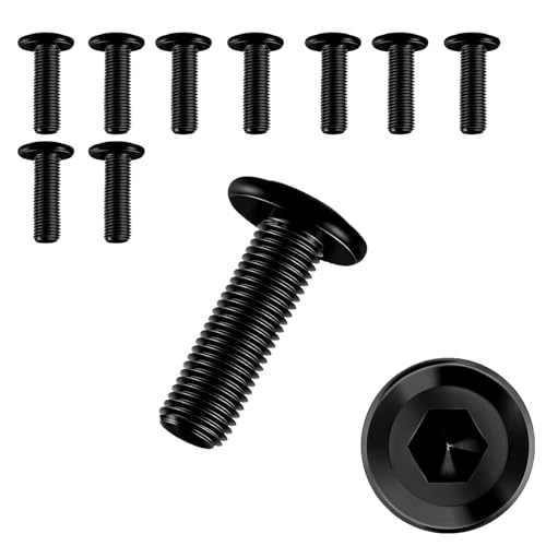 10 Stück Schrauben M6 × 20,Flachkopfschrauben m6 Innensechskant,m6 Schrauben,Schrauben Schwarz,Edelstahl A2 V2A,Vollgewinde 10 Stück Schrauben M6 × 20,Flachkopfschrauben m6 Innensechskant,m6 Schrauben,Schrauben Schwarz,Edelstahl A2 V2A,Vollgewinde von JJPJL