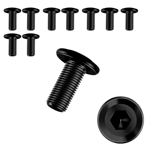 10 Stück Schrauben M8 × 16,Flachkopfschrauben m8 Innensechskant,m8 Schrauben,Schrauben Schwarz,Edelstahl A2 V2A,Vollgewinde 10 Stück Schrauben M8 × 16,Flachkopfschrauben m8 Innensechskant,m8 Schrauben,Schrauben Schwarz,Edelstahl A2 V2A,Vollgewinde von JJPJL