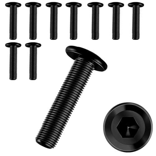 10 Stück Schrauben M8 × 30,Flachkopfschrauben m8 Innensechskant,m8 Schrauben,Schrauben Schwarz,Edelstahl A2 V2A,Vollgewinde 10 Stück Schrauben M8 × 30,Flachkopfschrauben m8 Innensechskant,m8 Schrauben,Schrauben Schwarz,Edelstahl A2 V2A,Vollgewinde von JJPJL
