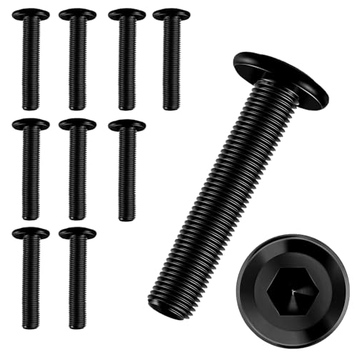 10 Stück Schrauben M8 × 35,Flachkopfschrauben m8 Innensechskant,m8 Schrauben,Schrauben Schwarz,Edelstahl A2 V2A,Vollgewinde 10 Stück Schrauben M8 × 35,Flachkopfschrauben m8 Innensechskant,m8 Schrauben,Schrauben Schwarz,Edelstahl A2 V2A,Vollgewinde von JJPJL