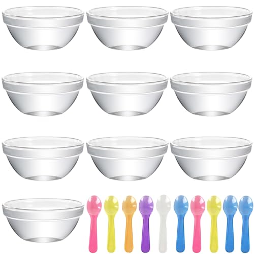 JJQHYC 10 Stück 75ml Mini Glasschalen Dessertschalen Transparent Dipschalen aus Glas für Marmelade, Joghurt, Snacks JJQHYC 10 Stück 75ml Mini Glasschalen Dessertschalen Transparent Dipschalen aus Glas für Marmelade, Joghurt, Snacks von JJQHYC