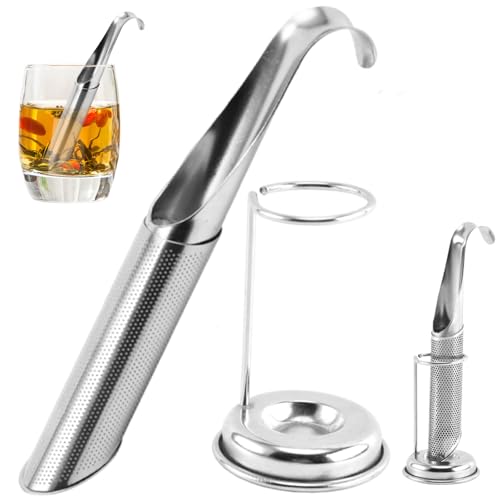JJQHYC Teesieb für Losen Tee, Edelstahl Teesieb für Tasse, Teefilter Teeei für losen Tee, Kräuter, Gewürz von JJQHYC