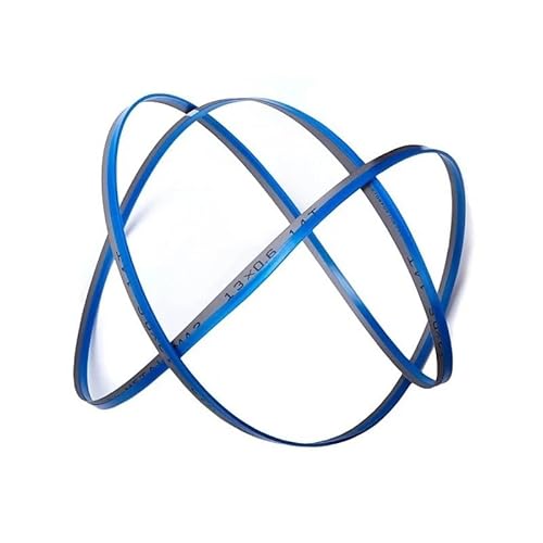 3 Stück Bandsägeblätter 1325 * 13 0,65 14tpi M42 Langlebige Bimetall-Bandsäge for Metallschneiden 52,2" X 1/2",025"(6tpi) von JJQXAIBH