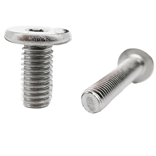 5/10/50X CM M1,6 M2 M2,5 M3 M4 M5 M6 M8 304 A2 Edelstahl Torx Sechslappige Ultradünne Flache Waferkopfschraube Bolzenlänge = 2–50 Mm(8mm,M2.5 50pcs) von JJQXAIBH