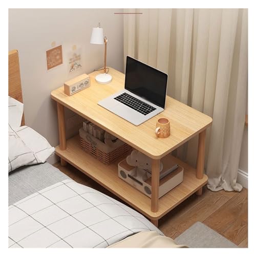 JJTOOLS Nachttisch Nachttisch Moderner Couchtisch Schlafzimmertisch zweilagiges Nachttischregal Einfacher Home Schrank Schlafzimmermöbel (Color : B, Size : S) von JJTOOLS