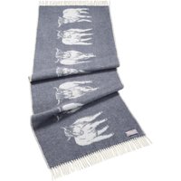 Highland Kuh Kleine Wolldecke | Aus Reiner Wolle Gewebt von JJTextile