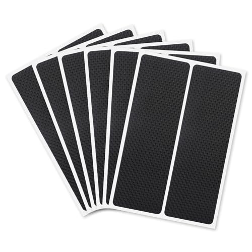 JJUNW 12 Stück Anti Rutsch Pad Selbstklebend, 5 mm Dicker Antirutsch Pads Schutz Ihrer Möbel Hartholzböden, 14 x 5 cm Rutschhemmer Anti-Rutsch-Gummimatte für Möbelfüße Stuhlbein Tische Sofas von JJUNW