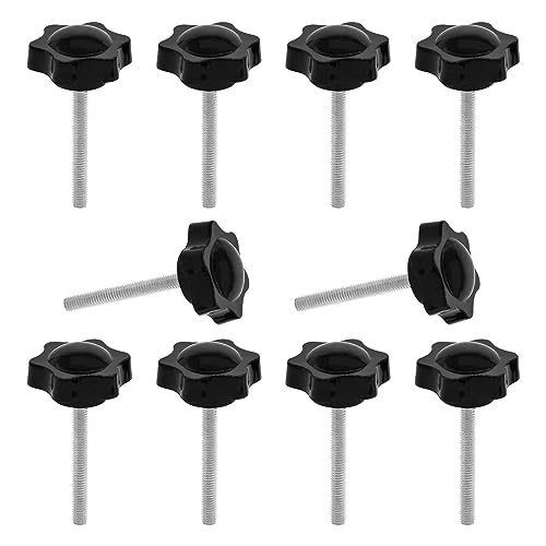 JJWNMLL 10 stücke M6*50mm Sechsecker Kunststoff Kopf Sternschraube, Sterngriffschraube,Gewinde Ersetzen Stern Hand,Handanfangschraube,mechanische Verriegelungsschraube JJWNMLL 10 stücke M6*50mm Sechsecker Kunststoff Kopf Sternschraube, Sterngriffschraube,Gewinde Ersetzen Stern Hand,Handanfangschraube,mechanische Verriegelungsschraube von JJWNMLL