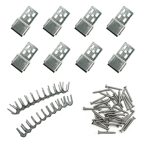 JJWNMLL 8 Stück Sofa Feder Clips Federklammen Sofa Feder Reparatur Set für Sofa, Couch und Stuhl, Polstermöbel, Reparatur Ersatz mit Polster, Sofa-Draht, Nägel von JJWNMLL