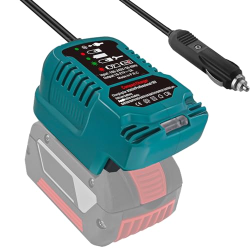 Auto Ladegerät für Bosch Professional 18V System Akku mit LED Anzeige, Autoladegerät Kompatibel mit Bosch 18V Li-Ionen Akku BAT614 BAT607 Tragbares Mini Ladegerät mit Zigarettenstecker (lädt nur 18V) Auto Ladegerät für Bosch Professional 18V System Akku mit LED Anzeige, Autoladegerät Kompatibel mit Bosch 18V Li-Ionen Akku BAT614 BAT607 Tragbares Mini Ladegerät mit Zigarettenstecker (lädt nur 18V) von JJXNDO