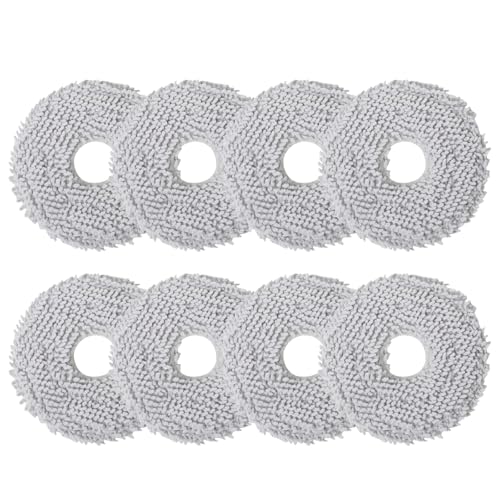 8 Stück Wischtücher Ersatzteile für Ecovacs Deebot X2/T20/T20e/T30 OMNI, Wischpads Baumwolle Zubehör für Dreame L10s/L10/L20/X40/L40 Ultra Roboter-Staubsauger, wiederverwendbare Reinigungspads 8 Stück Wischtücher Ersatzteile für Ecovacs Deebot X2/T20/T20e/T30 OMNI, Wischpads Baumwolle Zubehör für Dreame L10s/L10/L20/X40/L40 Ultra Roboter-Staubsauger, wiederverwendbare Reinigungspads von JJYHEHOT