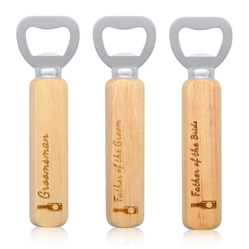 JJYHEHOT 3 Stück Flaschenöffner, Tragbare Kapselheber, Naturholz Bier Bieröffner, Geschenke Öffner Personalisierter, Bierflaschenöffner zum Küche Bar Camping Geschenke für Männer JJYHEHOT 3 Stück Flaschenöffner, Tragbare Kapselheber, Naturholz Bier Bieröffner, Geschenke Öffner Personalisierter, Bierflaschenöffner zum Küche Bar Camping Geschenke für Männer von JJYHEHOT