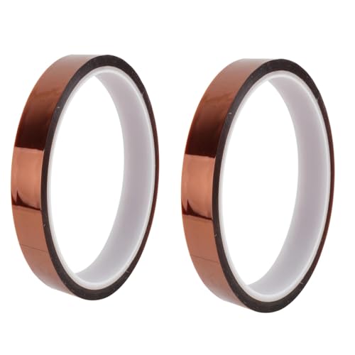 JJiaoLinin Hitzebeständiges Klebeband,2-Rollen Kapton Tape Hohen Temperaturen Hitzebeständig Tape Selbstklebend Isolierband Hohen Temperaturen Kapton Band Klebeband JJiaoLinin Hitzebeständiges Klebeband,2-Rollen Kapton Tape Hohen Temperaturen Hitzebeständig Tape Selbstklebend Isolierband Hohen Temperaturen Kapton Band Klebeband von JJiaoLinin