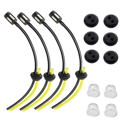 JJiaoLinin Universal Benzinfilter Kit,Benzinfilter Kit Benzinschlauch Dichtung Universal für Freischneider Primer Motorsense Rasentrimmer Heckenschere Trimmer Hochentaster von JJiaoLinin