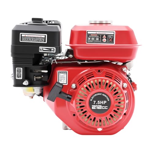 JJsdwin Benzinmotor, 7.5PH Antriebsmotor mit Luftfilter und Einbauventilator, 4-Takt Standmotor für Mini-Motorräder und Rasenmäher, Kraftstofftankkapazität 3.6L | Ölkapazität 0.6L JJsdwin Benzinmotor, 7.5PH Antriebsmotor mit Luftfilter und Einbauventilator, 4-Takt Standmotor für Mini-Motorräder und Rasenmäher, Kraftstofftankkapazität 3.6L | Ölkapazität 0.6L von JJsdwin
