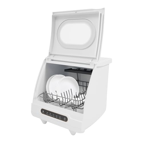JJsdwin Tragbarer Geschirrspüler, Arbeitsplatten-Spülmaschine mit 360° Sprühvorrichtung, Mini Tischspülmaschine für Wohnungen, Wohnheime und Boote JJsdwin Tragbarer Geschirrspüler, Arbeitsplatten-Spülmaschine mit 360° Sprühvorrichtung, Mini Tischspülmaschine für Wohnungen, Wohnheime und Boote von JJsdwin