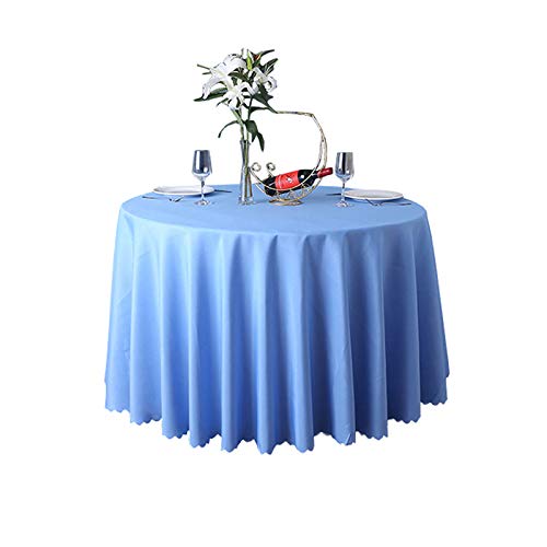 JK Home Tischdecke, rund, 299,7 cm, Hellblau von JK Home