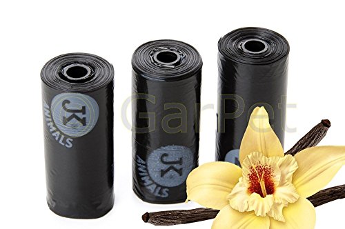 JK Hundekotbeutel mit Vanille Duft Gassibeutel Kotbeutel Hunde Beutel Tüten schwarz JK Hundekotbeutel mit Vanille Duft Gassibeutel Kotbeutel Hunde Beutel Tüten schwarz von JK