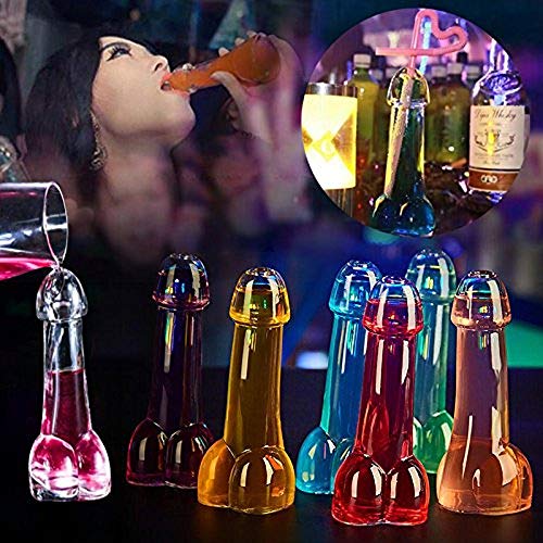 JK Weingläser Sexy Erwachsene Tassen Cocktails Getränke Bierglas Cocktailglas Punk Bar Kreative Lustige Geschenkflasche für Erwachsene Bar Party von JK