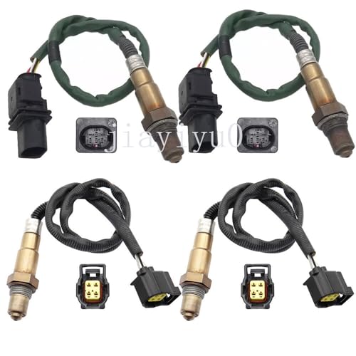 Sauerstoff-O2-Sensor 1 & 2 für 2008–2009 für Mercedes-Benz C230 V6 2,5 l oben + unten, 4 Stück von JKAPCYJFHF