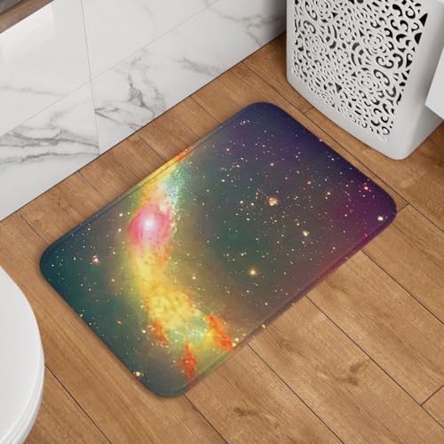 Fußmatte Welcome, 40,6 x 61 cm, rutschfest, saugfähig, Badteppich, weich, waschbar, Bodenmatte, schöner Galaxie-Teppich für stilvolle Küche, Schlafzimmer, Badezimmer, Dekor Fußmatte Welcome, 40,6 x 61 cm, rutschfest, saugfähig, Badteppich, weich, waschbar, Bodenmatte, schöner Galaxie-Teppich für stilvolle Küche, Schlafzimmer, Badezimmer, Dekor von JKASDTRP