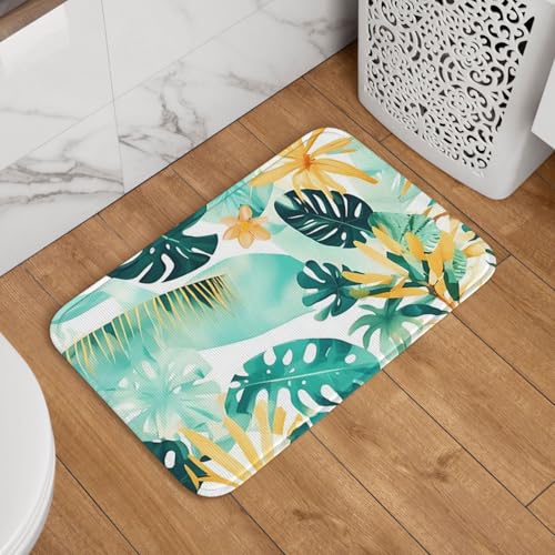 Fußmatte Willkommens-Fußmatte, 40,6 x 61 cm, rutschfest, saugfähig, Badteppich, weich, waschbar, Bodenmatte, Strand, Plantlandschaft, Teppich für stilvolle Küche, Schlafzimmer, Badezimmer, Dekor Fußmatte Willkommens-Fußmatte, 40,6 x 61 cm, rutschfest, saugfähig, Badteppich, weich, waschbar, Bodenmatte, Strand, Plantlandschaft, Teppich für stilvolle Küche, Schlafzimmer, Badezimmer, Dekor von JKASDTRP