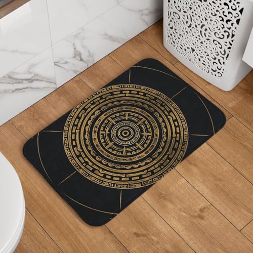 Fußmatte Willkommens-Fußmatte, 40,6 x 61 cm, rutschfest, saugfähig, Badteppich, weich, waschbar, Bodenmatte, altes geheimnisvolles Muster, Teppich für stilvolle Küche, Schlafzimmer, Badezimmer, Dekor Fußmatte Willkommens-Fußmatte, 40,6 x 61 cm, rutschfest, saugfähig, Badteppich, weich, waschbar, Bodenmatte, altes geheimnisvolles Muster, Teppich für stilvolle Küche, Schlafzimmer, Badezimmer, Dekor von JKASDTRP
