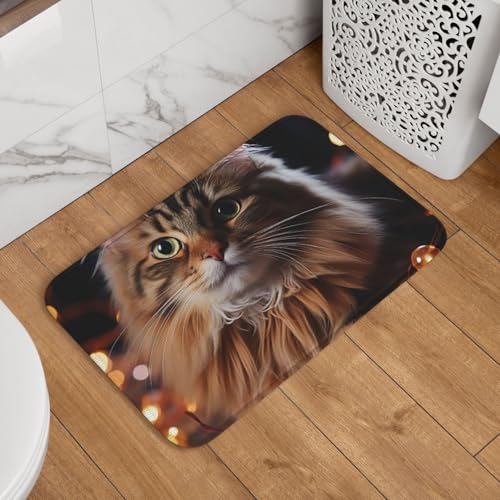 Fußmatte Willkommens-Fußmatte, 40,6 x 61 cm, rutschfest, saugfähig, weich, waschbar, Bodenmatte, Katzenteppich für stilvolle Küche, Schlafzimmer, Badezimmer, Dekor Fußmatte Willkommens-Fußmatte, 40,6 x 61 cm, rutschfest, saugfähig, weich, waschbar, Bodenmatte, Katzenteppich für stilvolle Küche, Schlafzimmer, Badezimmer, Dekor von JKASDTRP