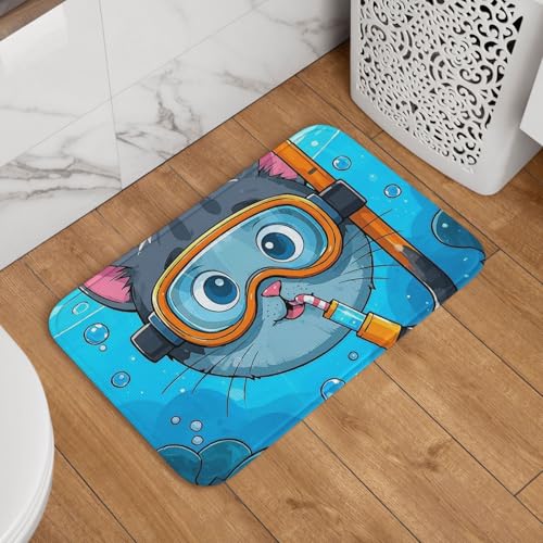 Fußmatte Willkommens-Fußmatte, 40,6 x 61 cm, rutschfest, saugfähig, weich, waschbar, Bodenmatte, Viverrid-Teppich für stilvolle Küche, Schlafzimmer, Badezimmer, Dekor Fußmatte Willkommens-Fußmatte, 40,6 x 61 cm, rutschfest, saugfähig, weich, waschbar, Bodenmatte, Viverrid-Teppich für stilvolle Küche, Schlafzimmer, Badezimmer, Dekor von JKASDTRP