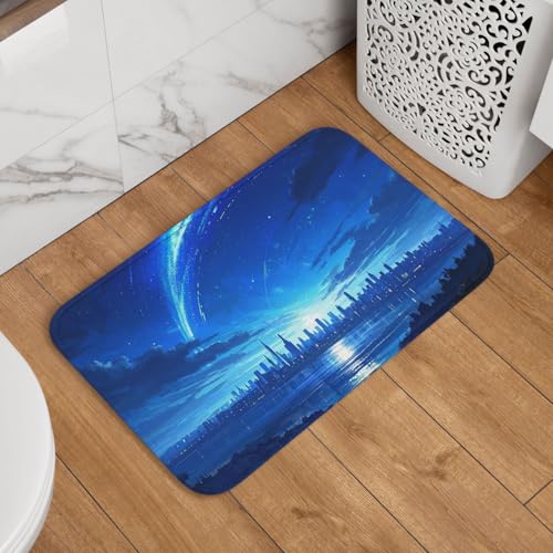 Fußmatte Willkommens-Fußmatte, 40,6 x 61 cm, rutschfest, saugfähig, weich, waschbar, Bodenmatte, nachtleuchtender Teppich für Küche, Schlafzimmer, Badezimmer, Dekor Fußmatte Willkommens-Fußmatte, 40,6 x 61 cm, rutschfest, saugfähig, weich, waschbar, Bodenmatte, nachtleuchtender Teppich für Küche, Schlafzimmer, Badezimmer, Dekor von JKASDTRP