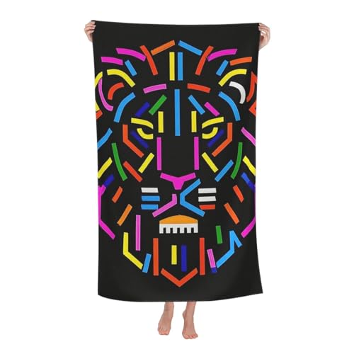 JKASDTRP Schnell trocknendes Strandtuch, weich, saugfähig, Badetuch, sandfrei, Mikrofaser, Pool-Handtuch für Damen und Herren, Camping, Reisen, Schwimmen, 81,3 x 132,2 cm JKASDTRP Schnell trocknendes Strandtuch, weich, saugfähig, Badetuch, sandfrei, Mikrofaser, Pool-Handtuch für Damen und Herren, Camping, Reisen, Schwimmen, 81,3 x 132,2 cm von JKASDTRP