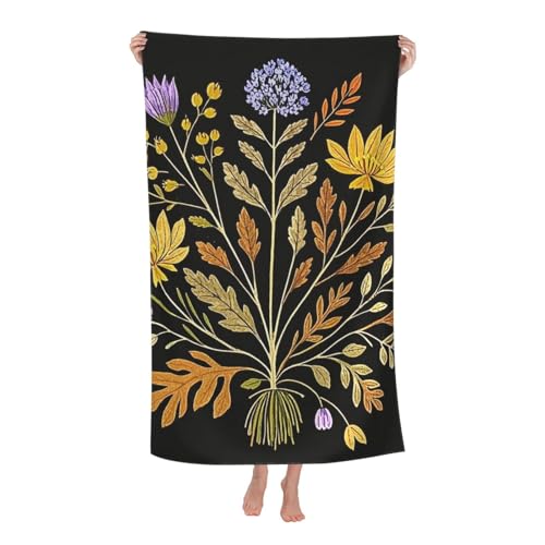 JKASDTRP Schnell trocknendes Strandtuch, weich, saugfähig, Badetuch, sandfrei, Mikrofaser, Pool-Handtuch für Damen und Herren, Camping, Reisen, Schwimmen, 81,3 x 132,2 cm JKASDTRP Schnell trocknendes Strandtuch, weich, saugfähig, Badetuch, sandfrei, Mikrofaser, Pool-Handtuch für Damen und Herren, Camping, Reisen, Schwimmen, 81,3 x 132,2 cm von JKASDTRP