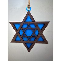 Davidstern Ornament - Hanukkah/Chanukah Judaica Dekoration von JKCanfieldCreations